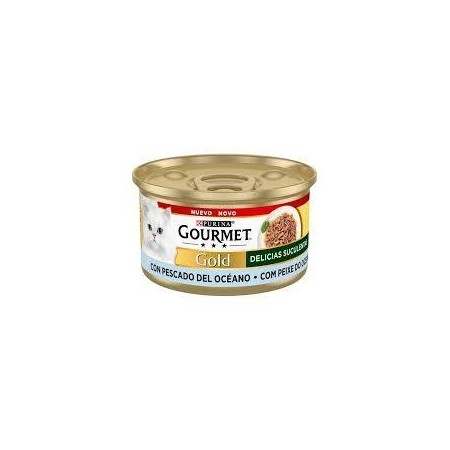 Purina Gourmet Delicias Peixe do Oceano 85 gr