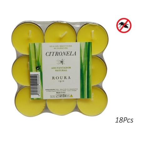 Tealight Citronela 18 Unid