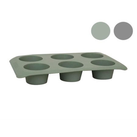 Tabuleiro 30 Cm Silicone 6 Muffins Camila