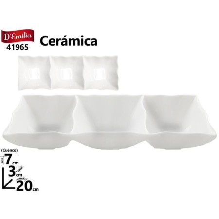 Travessa Aperitivos 20x6.5 Cm