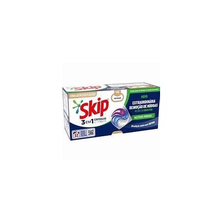 Skip Detergente Capsulas Active Fresh 32 Un.