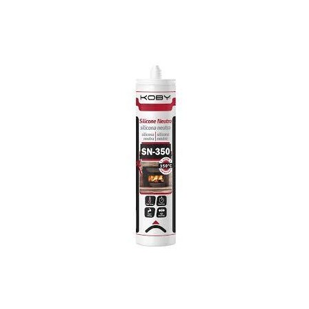 Silicone Neutro Preto Alta Temperatura 300 ML