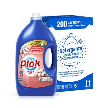 Plok Detergente Liquido Talco 100D