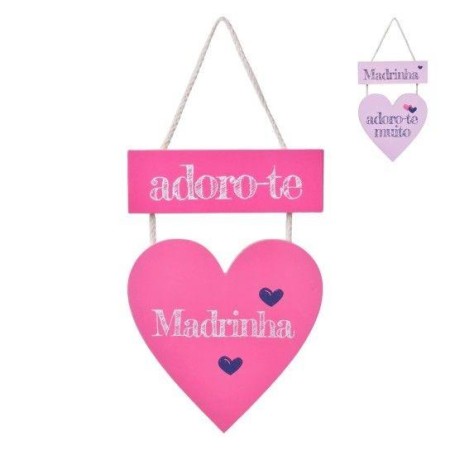 Placa MDF Madrinha 21x15x0.8 Cm