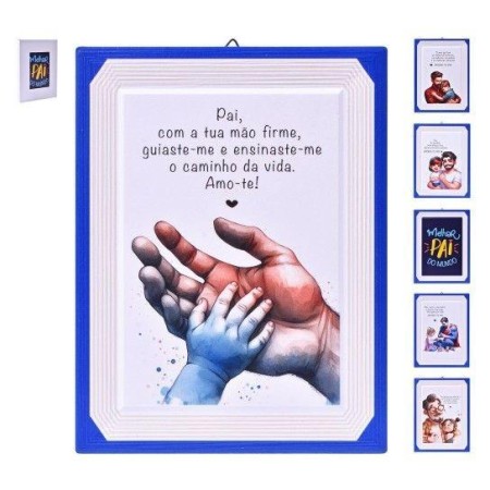 Moldura Decorativa Dia do Pai 15x20 Cm