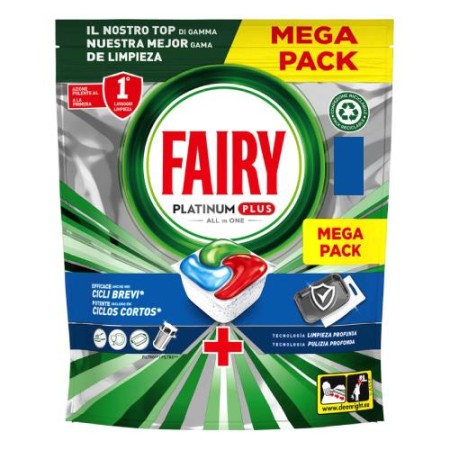 Fairy Maquina Platinum Plus Limpeza Profunda 59 Doses