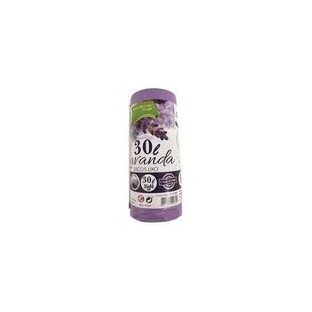 Saco Lixo Fecho Facil Lavanda 30 Lt 20 Unid