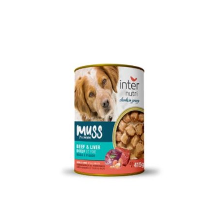 Alimento P/ Cão c/ Pedaços Vaca 400 gr