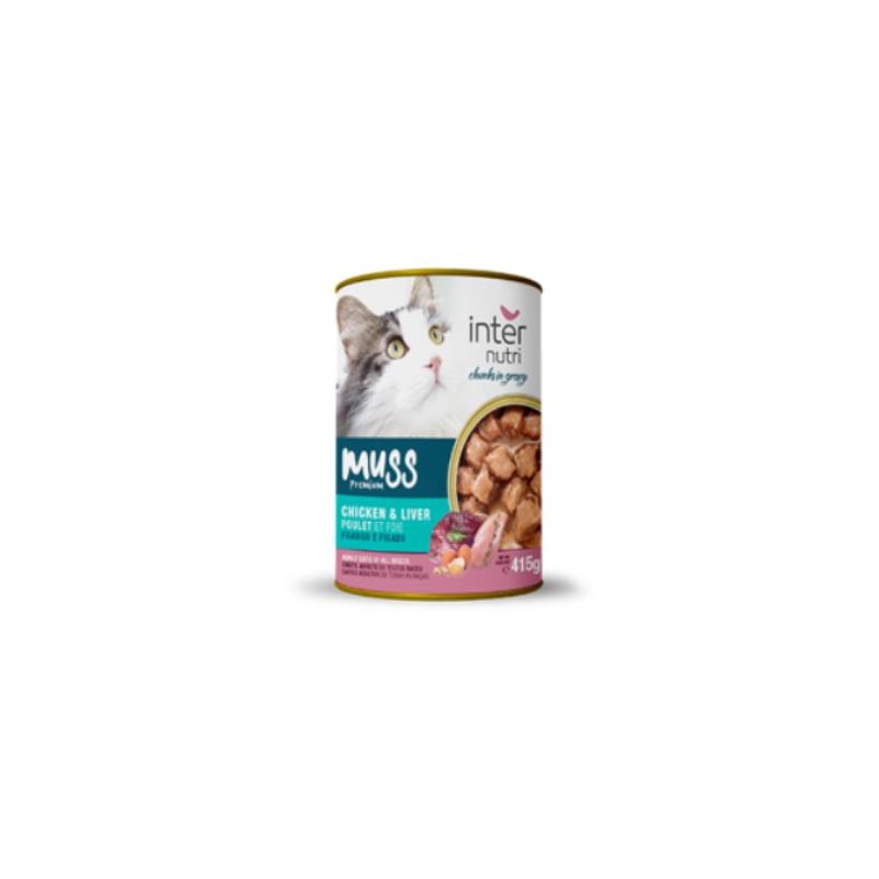 Alimento P/ Gato c/ Pedaços Frango 400 gr