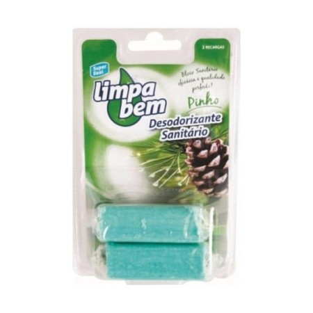 Limpa Bem Bloco Sanitario Pinho (recarga) 2 x 40 gr