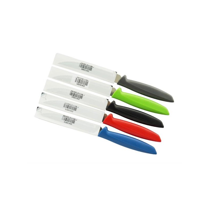 Faca Serrilha C/Plastico Plenus Cores 23410