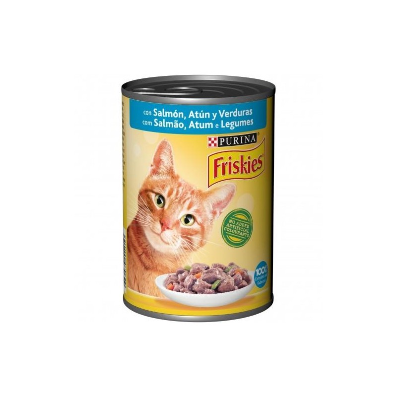 Friskies Gato Atum & Salmao Lata 400GR