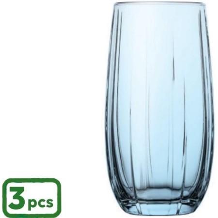 Conj 3 Copos Sumo 50 cl Linka - Azul