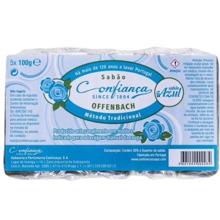 Confiança Sabão Azul 100 Grs pk5