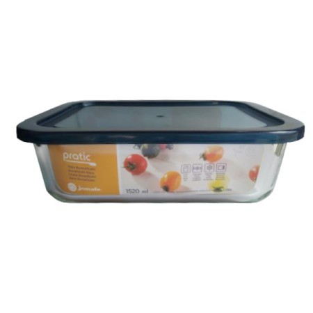 Caixa Vidro Rect  1520 ml - Pratic