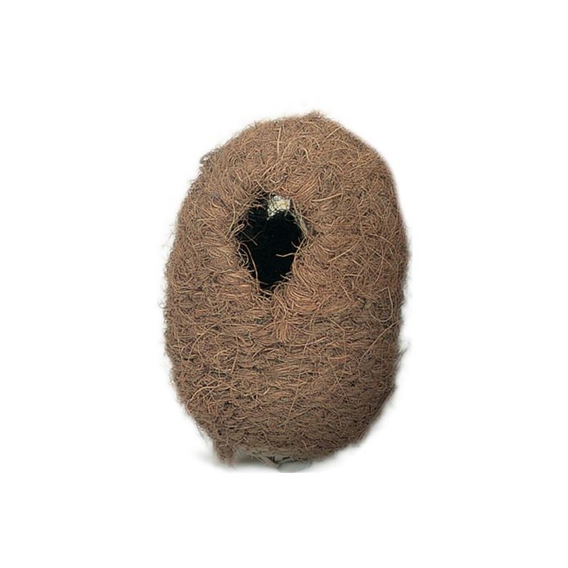 Ninho Exoticos Oval Coco 8.5x9x11 Cm
