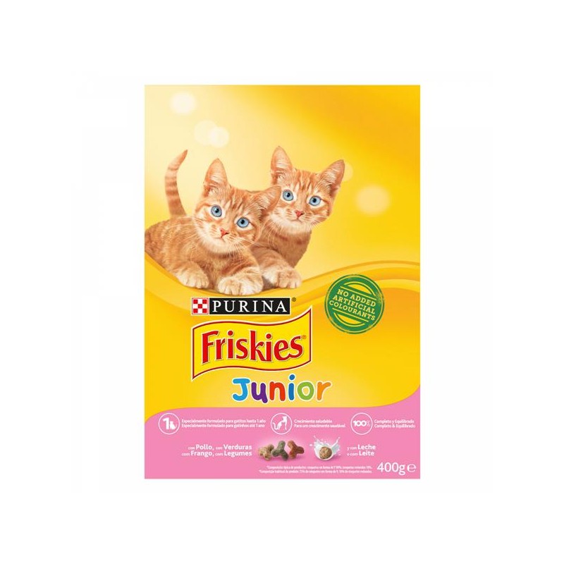 Friskies Gato Junior Frango e Peru 400 Gr