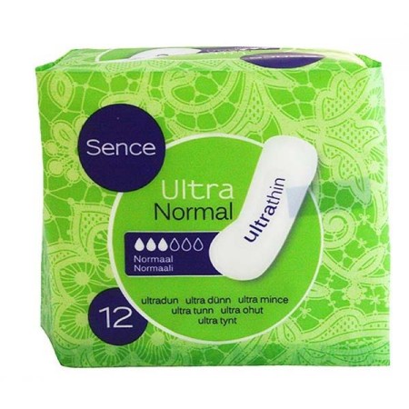 Pensos Higienicos Normal s/ Abas Sence 12 Unid