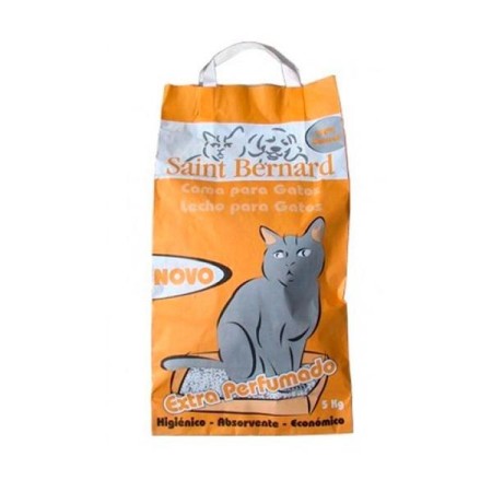 Areia P/Gatos Perfumada 5 Kgs Saint Bernard