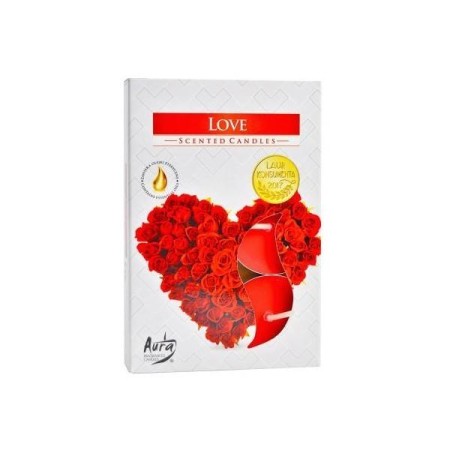 Tealight Perfumada cx 6 unid Amor