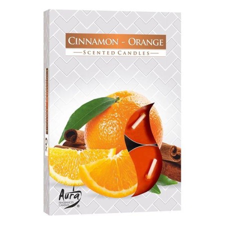 Tealight Perfumada cx 6 unid Canela/Laranja