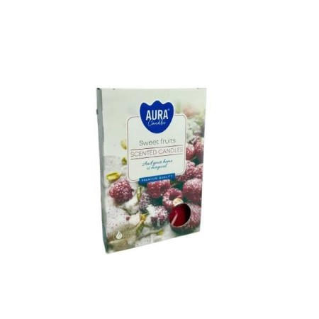 Tea Light Perfumado Cx 6 Unid Frutos Doces
