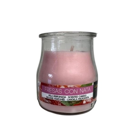Vela Copo Iogurte Morango C/Natas