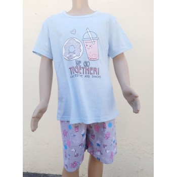 Pijama Verão Menina Ref F9505