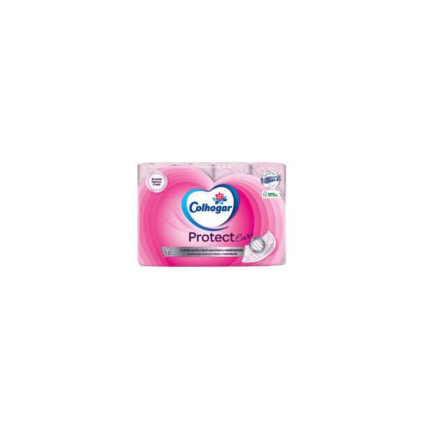 Colhogar Papel Higienico Protect Rosa PK12 Rolos